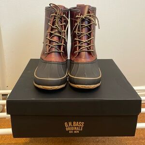 G.H. Bass Originals Duclair Duck Boot, Dark Brown, US 8, NIB
